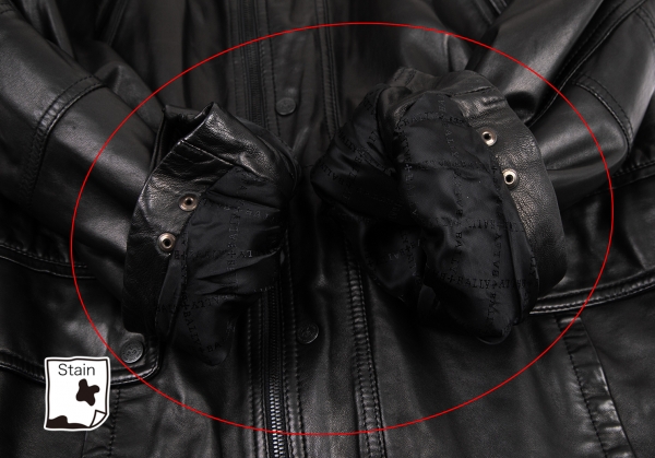 BALLY Pocket Design Lamb leather Coat Black 40