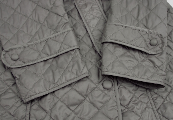 Les Copains Quilted Coat Grey 46 | PLAYFUL