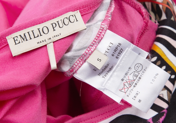 EMILIO PUCCI Pucci Pattern Multi Patent Leather Key Case 