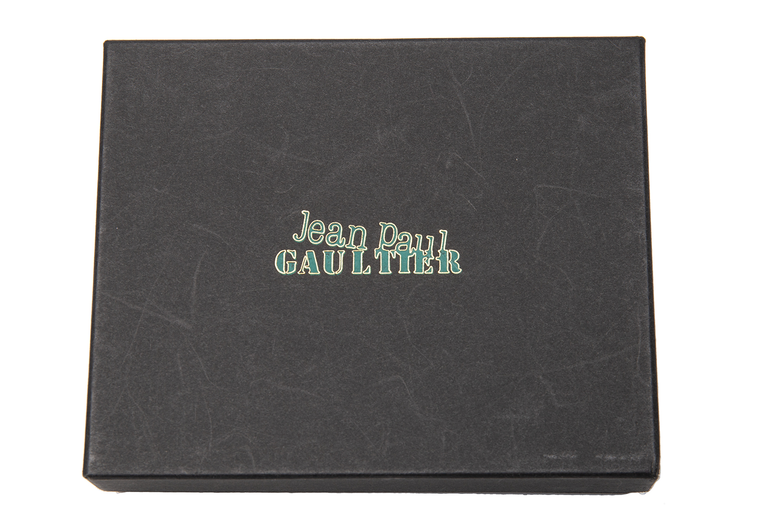 ジャンポールゴルチエJean Paul GAULTIER フォイルレザー二つ折り財布 