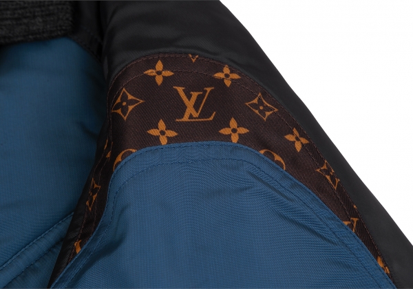 Louis Vuitton, Accessories, Louis Vuitton My Monogram Eclipse Beanie Wool  Xxl Black Blue