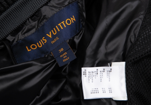 Louis Vuitton Monogram Switching Ski Jacket Blue,Black 38