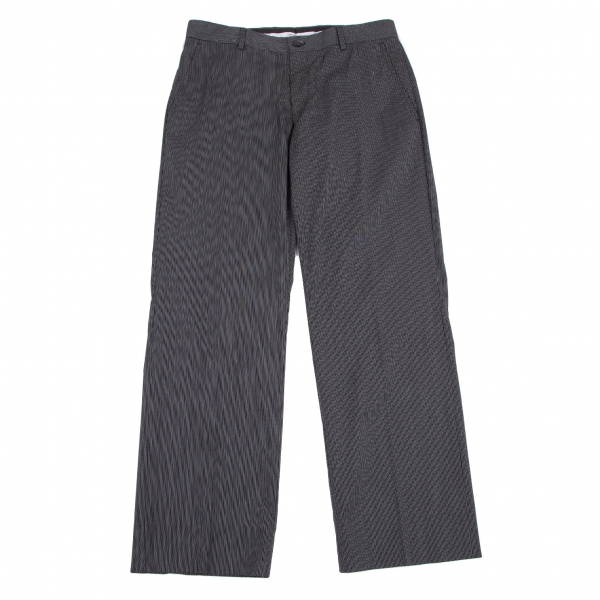 EMPORIO ARMANI Linen Work Pants (Trousers) Charcoal 50 | PLAYFUL