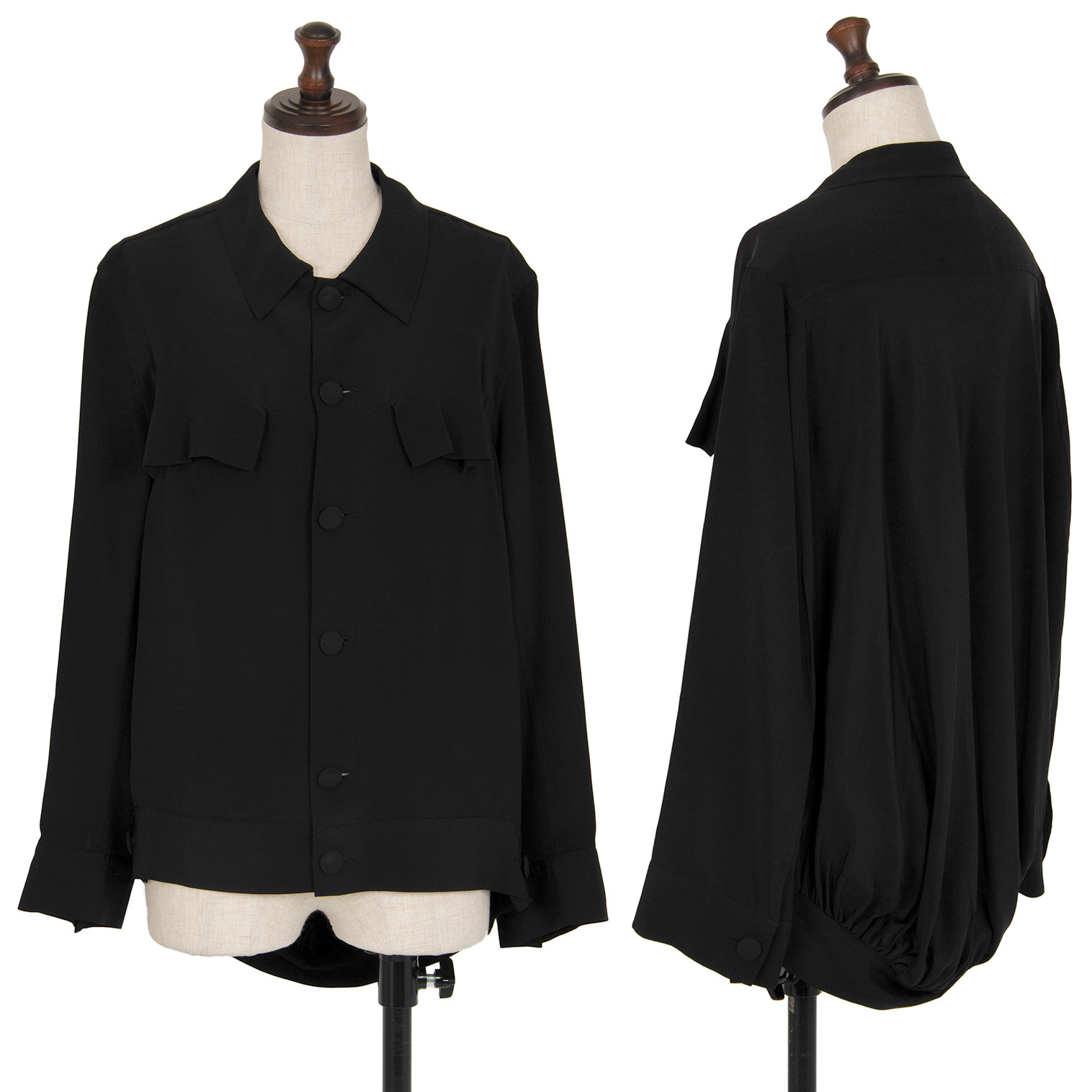 ヨウジヤマモト ファムYohji Yamamoto FEMME シルクフラップポケット ...