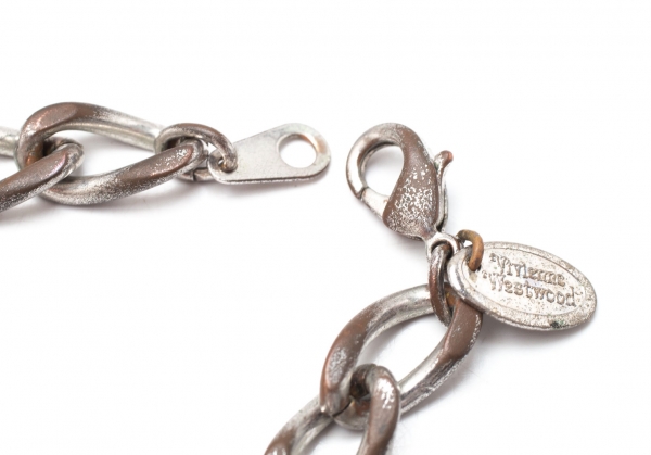 Silver 'Brandita' bracelet with charms Vivienne Westwood