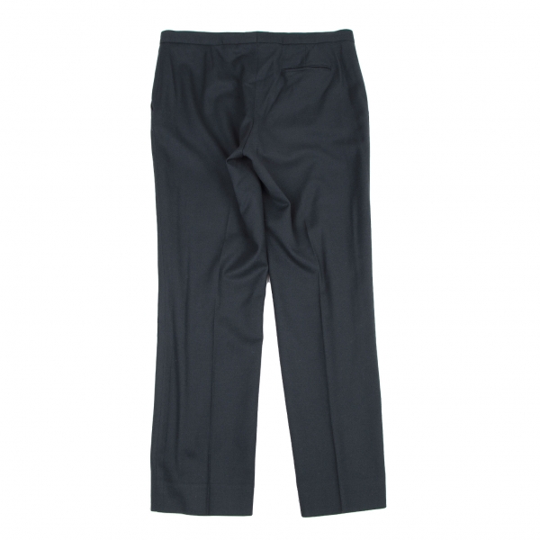 JIL SANDER Wool Cashmere Tapered Pants (Trousers) Navy 38 | PLAYFUL