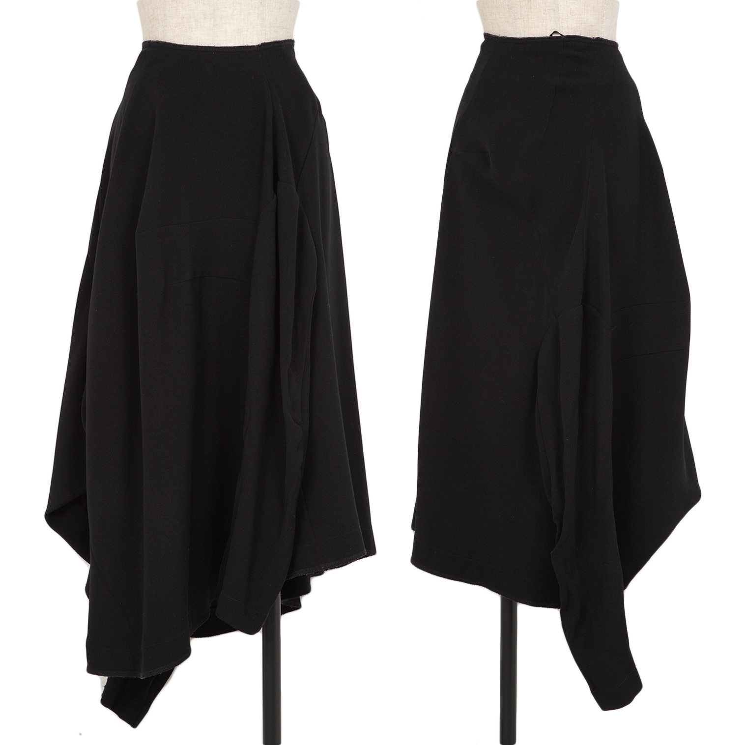 【最終値下げ】LIMI feu 変形プリーツスカート 黒 新品タグ付きロングスカート
