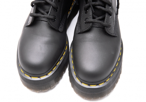 Y's × Dr Martens 10 EYE Quad Back Zip Boots Black US 8 | PLAYFUL