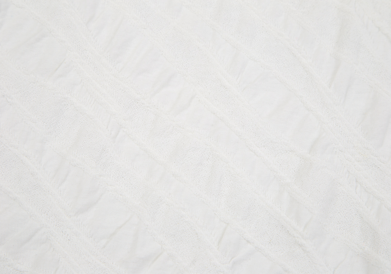 ワイズY's バイアス織り半袖チュニック 白2