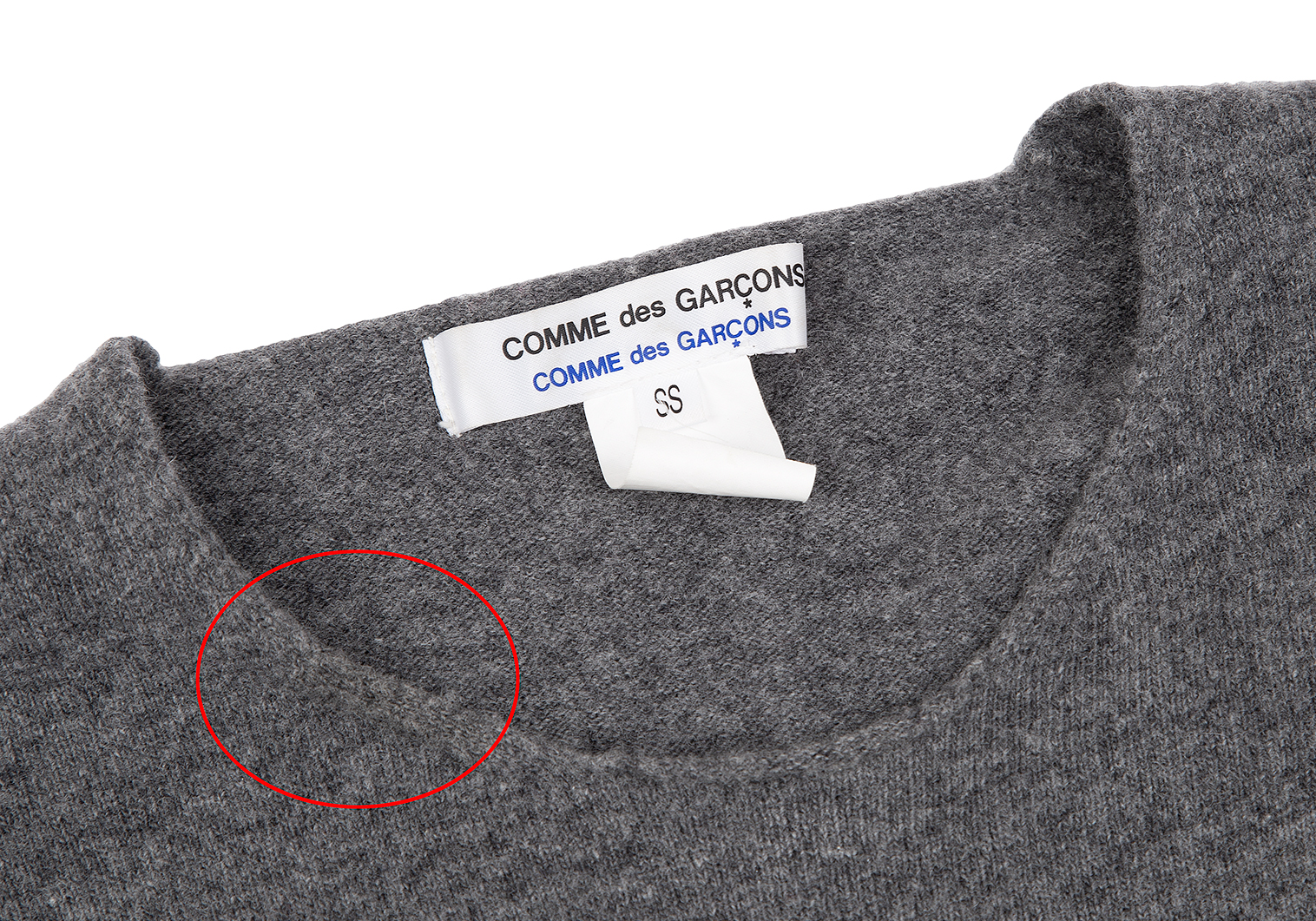 COMME des GARÇONS フラワープリントニットTシャツ - Tシャツ 