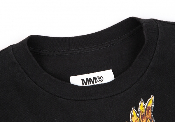 MM6 MAISON MARGIELA Eagle Printed T-shirt Black S | PLAYFUL