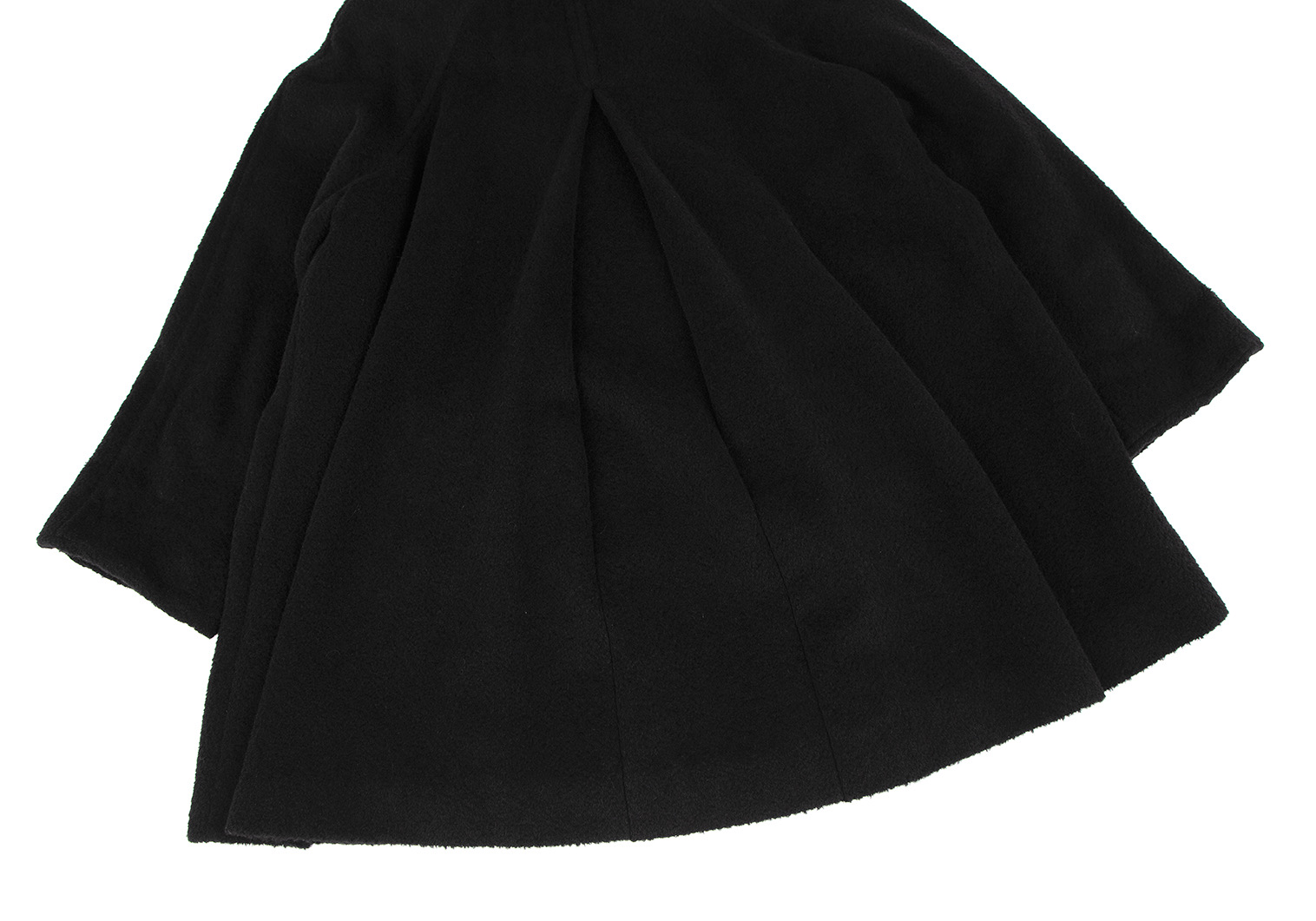 マドモアゼルディオールMademoiselle Dior ウール起毛シングルコート 黒S