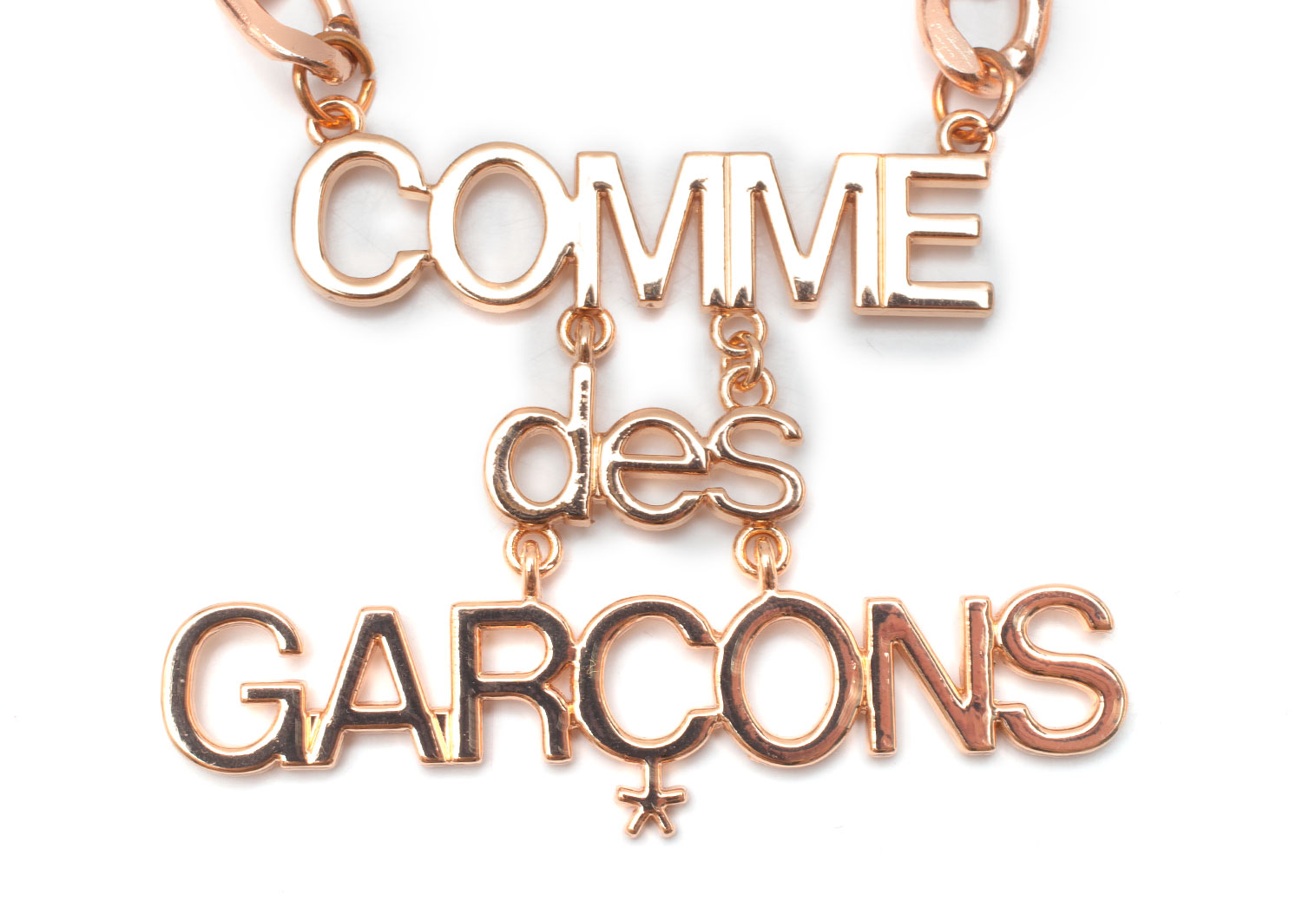 コムデギャルソンCOMME des GARCONS 2015FNOノベルティロゴチェーン ...