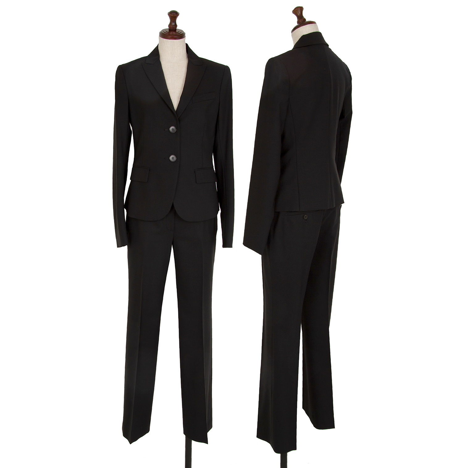 セオリー パンツスーツ 黒スーツ - スーツ