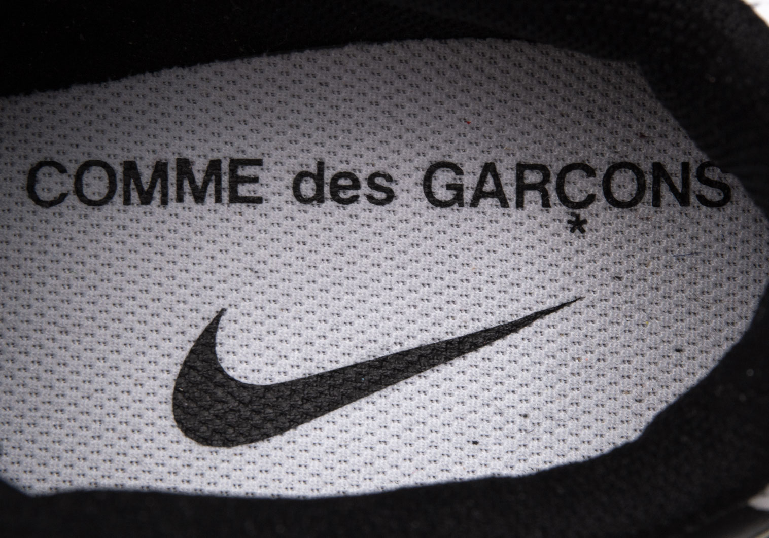 コムデギャルソン×ナイキCOMME des GARCONS×NIKE CORTEZ CDG コルテッツ ボーダープラットフォームスニーカー 黒白22