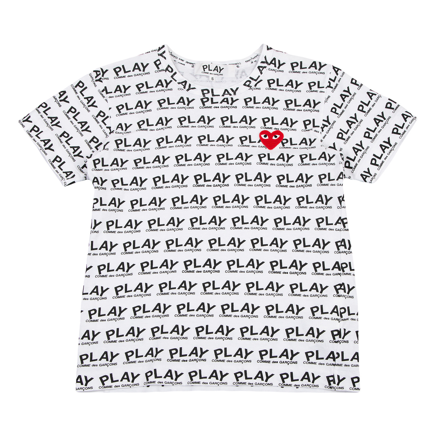 PLAY COMME des GARCONS Tシャツ・カットソー M 白なし開閉