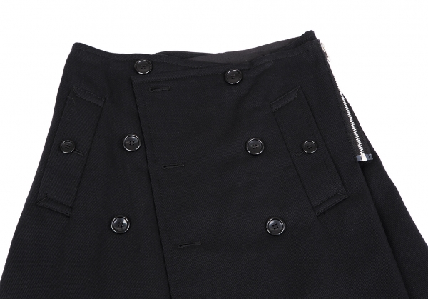 tricot COMME des GARCONS tricot Special Trench Design Skirt Black ...