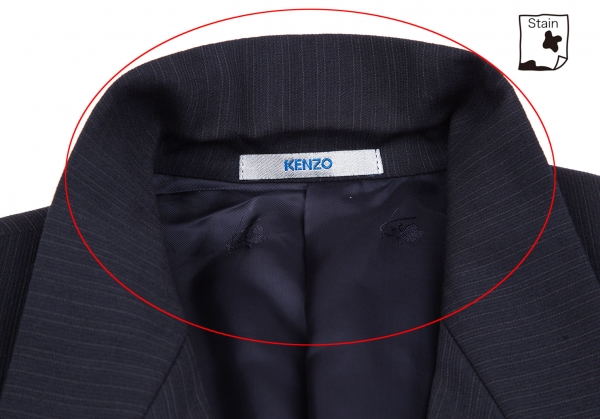 KENZO NEP Wool Double Tailored Jacket
