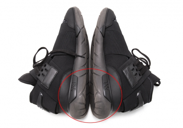 Y-3 QASA HIGH Sneakers (Trainers) Black US 8 | PLAYFUL