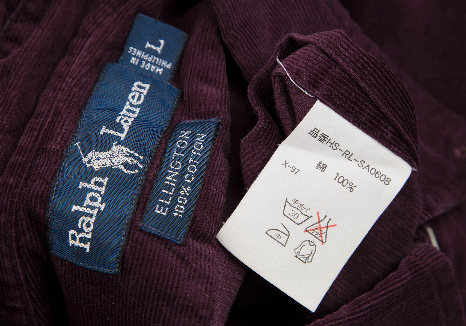 ラルフローレン　ウール１００％　ニット　セーター　ブルー　刺繍ポニー　美品ニット/セーター