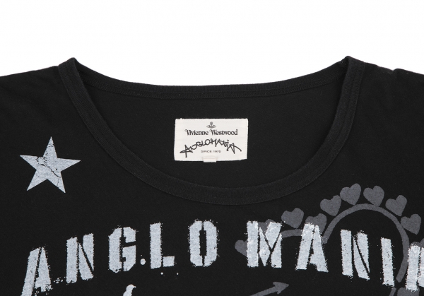 Vivienne Westwood ANGLOMANIA Stencil Print Wide Silhouette T Shirt 