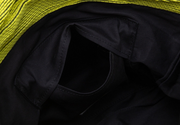 ISSEY MIYAKE Stitch Woven Flap Shoulder Bag Yellow | PLAYFUL
