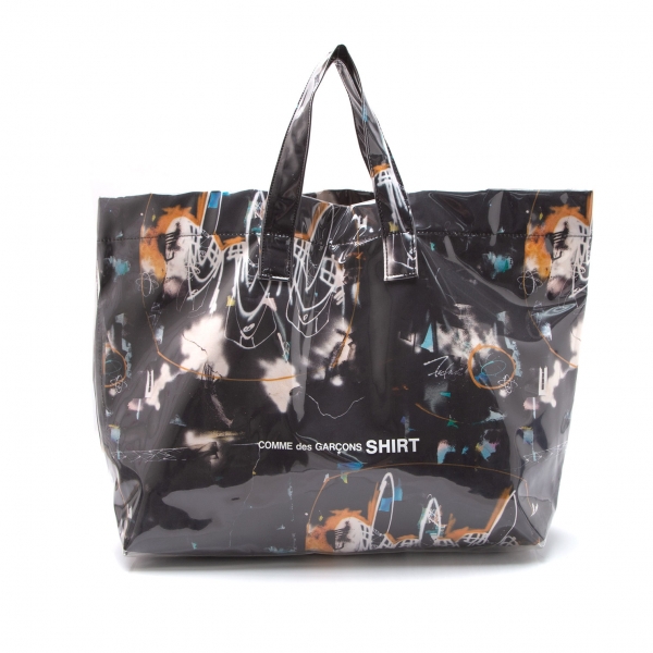 COMME des GARCONS SHIRT x FUTURA PVC Bag Multi-Color | PLAYFUL