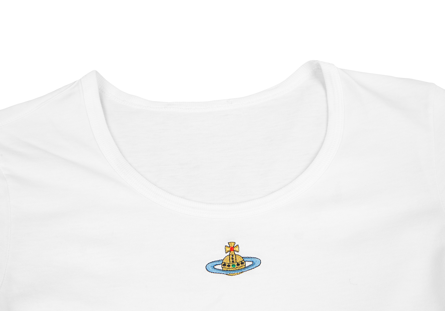 Vivienne Westwood プリントtシャツ ロゴ刺繍 Uネック - Tシャツ 