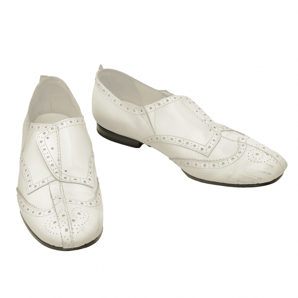tricot COMME des GARCONS Medallion Slip-on Shoes White US 7.5 