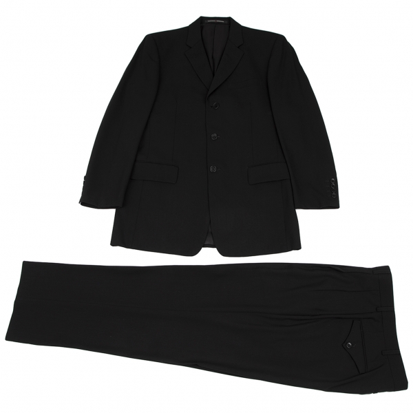 Jean-Paul GAULTIER HOMME object Wool Jacket & Pants Black 48, 82