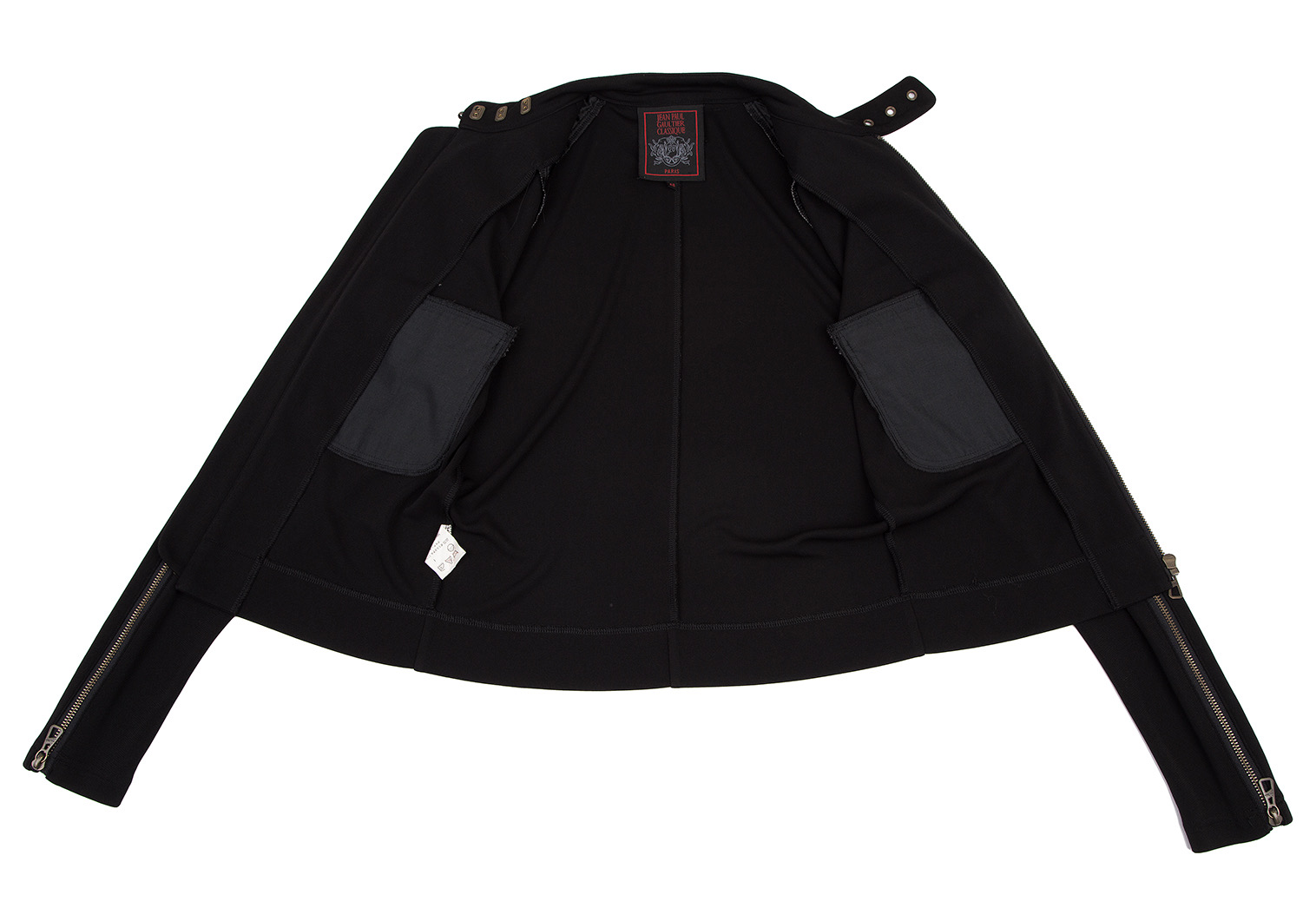 【美品】ジャンポールゴルチエ　メッシュライダース　ブルゾン　ブラック　アーカイブ袖丈65cm