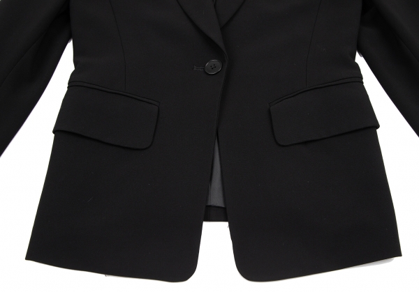 DKNY Tailored Jacket & Flare Pants Black 2