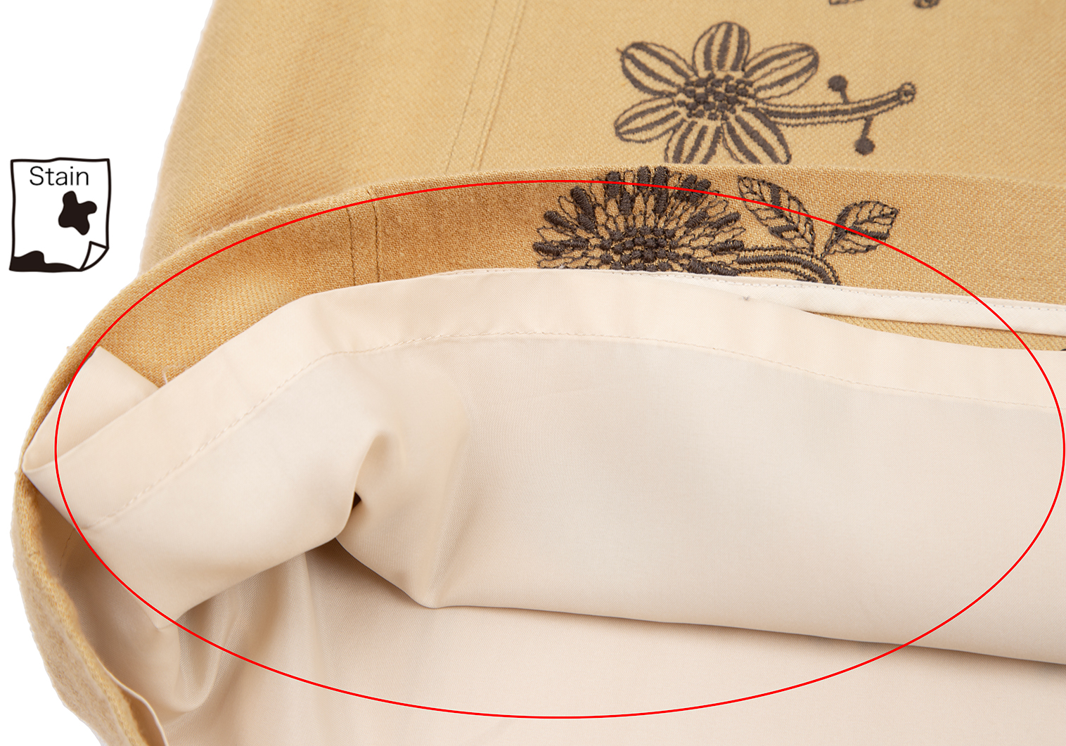 ミナペルホネンmina perhonen tori-tohana 刺繍スカート ベージュM位