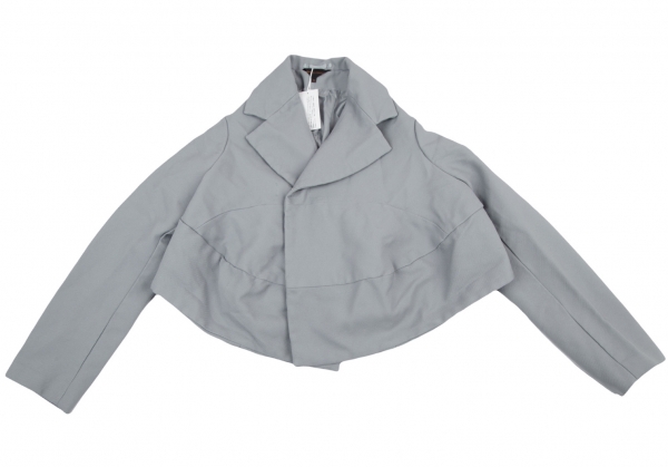 COMME des GARCONS Poly Hook Short Jacket Grey XS | PLAYFUL