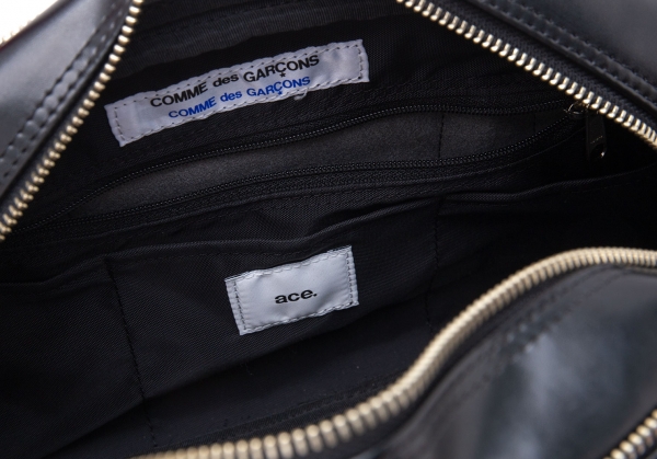 COMME des GARCONS x ace Double Zipper Design Bag Black,Red | PLAYFUL