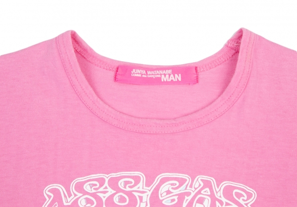 JUNYA WATANABE MAN PINK Girl Star Printed T Shirt Pink S-M | PLAYFUL