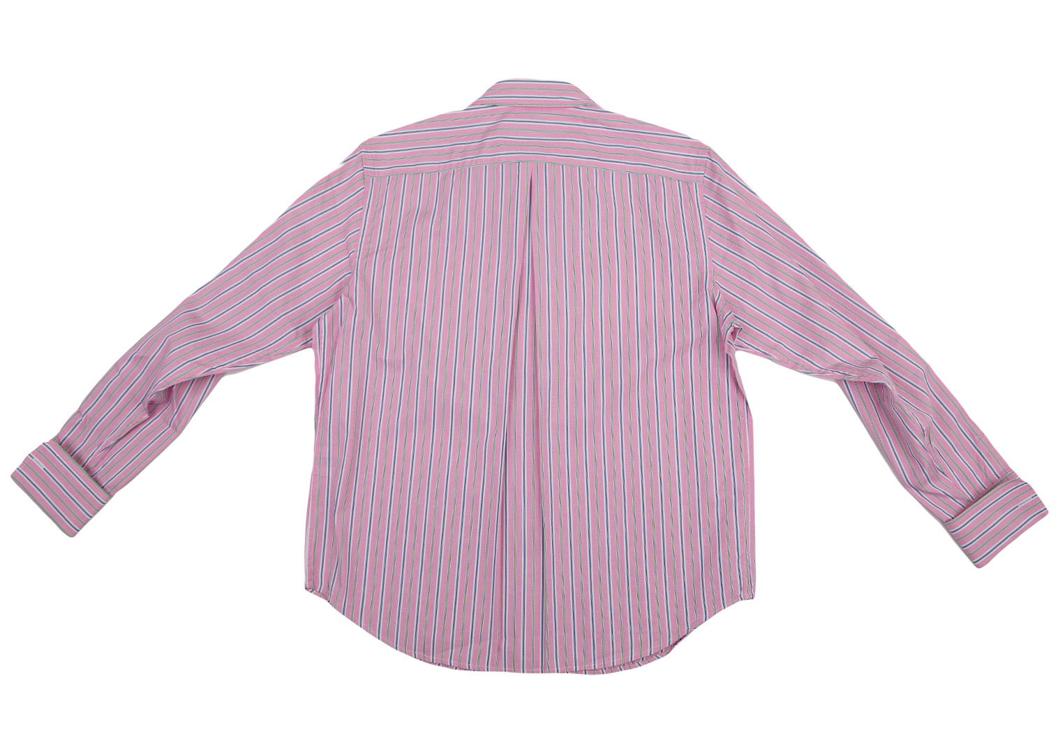 ラルフローレンRALPH LAUREN ストライプラウンドカラーシャツ ピンク10