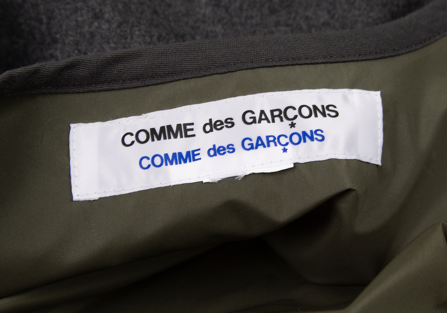 コムコム コムデギャルソンCOMME des GARCONS 異素材切替ライナー