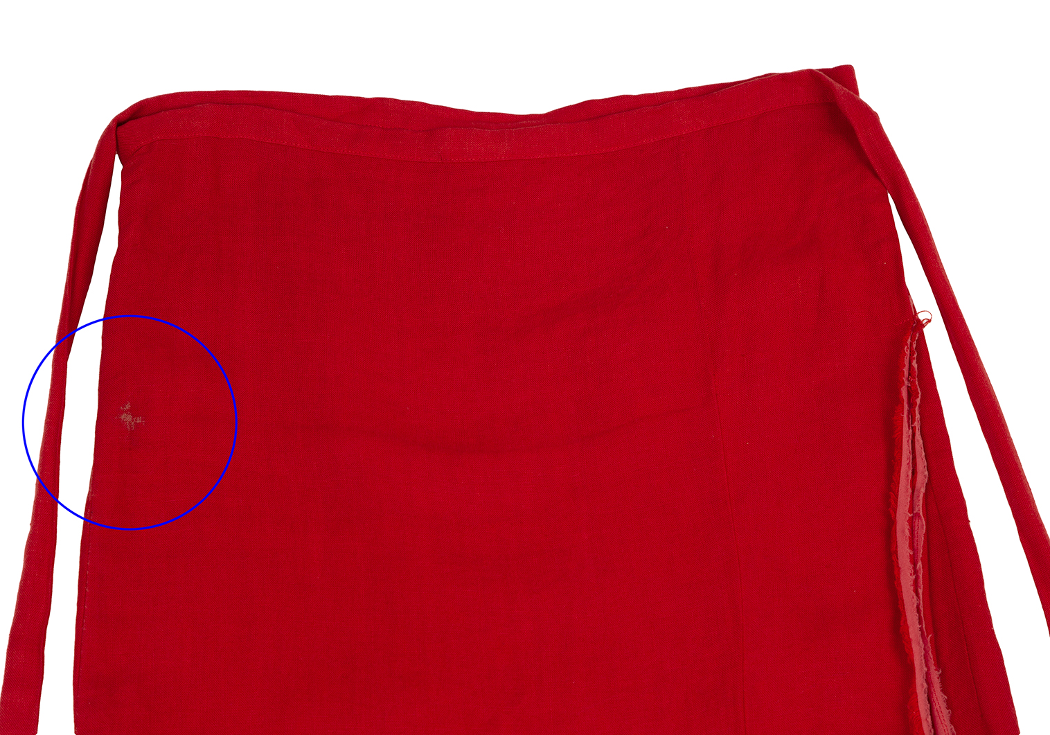 【値下げ】コムデギャルソン　ラップスカート　赤　Sサイズ