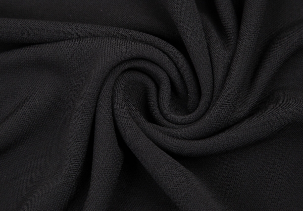 DKNY Silk Crepe Switching Skirt Black 2