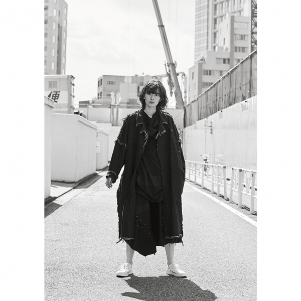 B Yohji Yamamoto Cut-off & Lace-up Design Skirt Black 1 | PLAYFUL