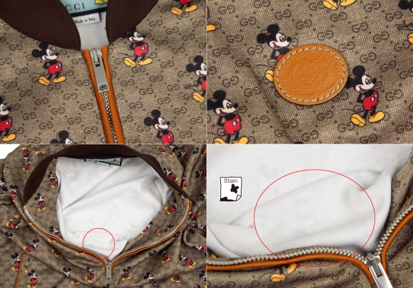 Gucci x Disney Mickey Mouse Wool Scarf in Blue