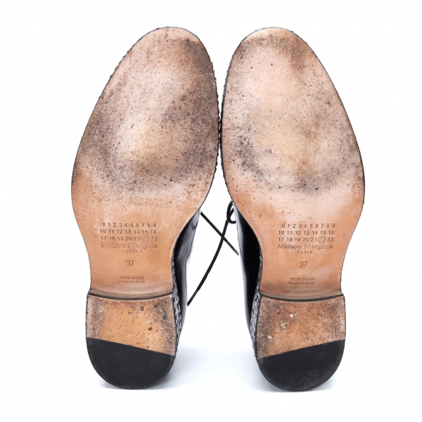 Maison Margiela 22 Nailed Sole Design Leathe Shoes Black 37(About US 7) |  PLAYFUL