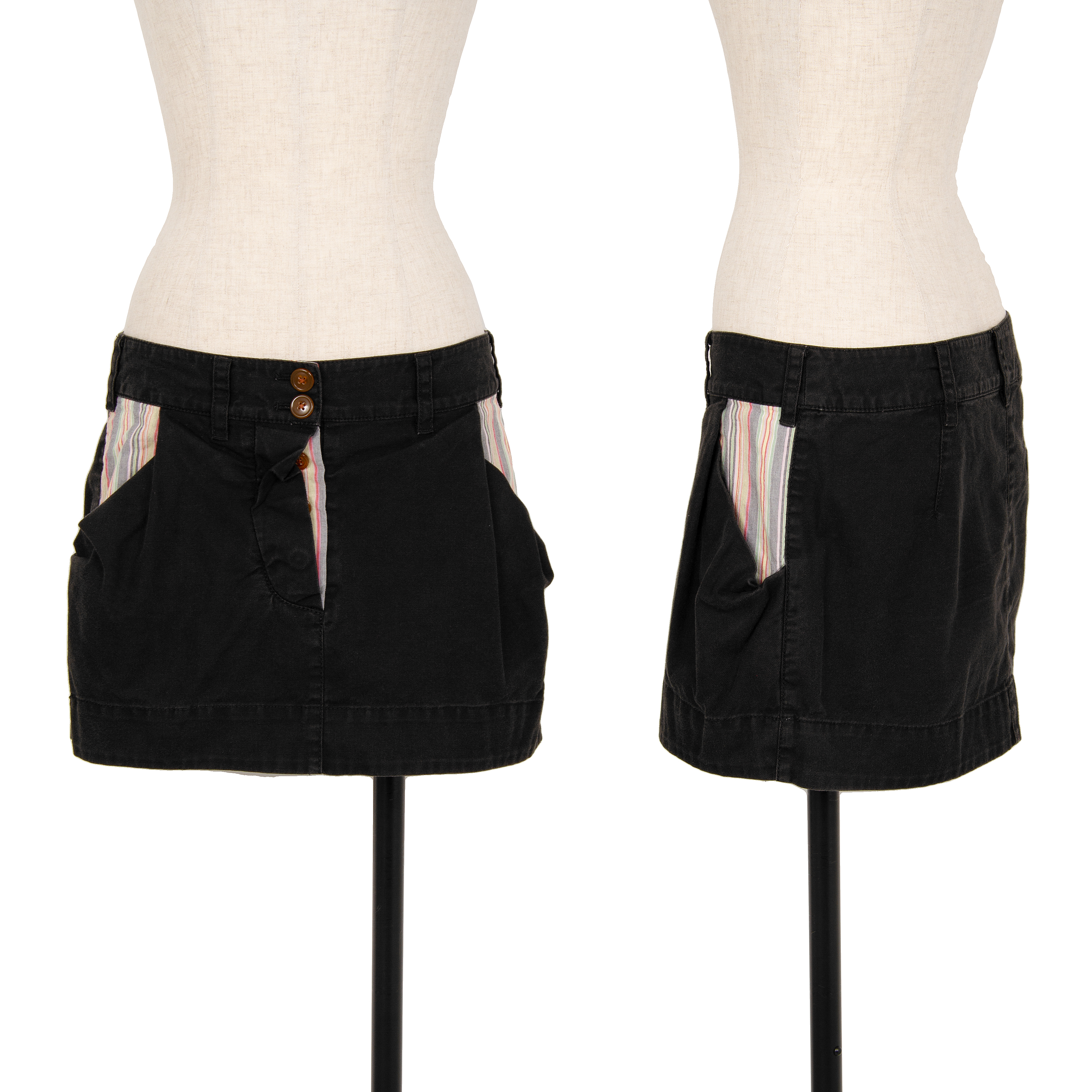 Vivienne Westwood Redlabel ミニスカート ストライプ - ひざ丈スカート