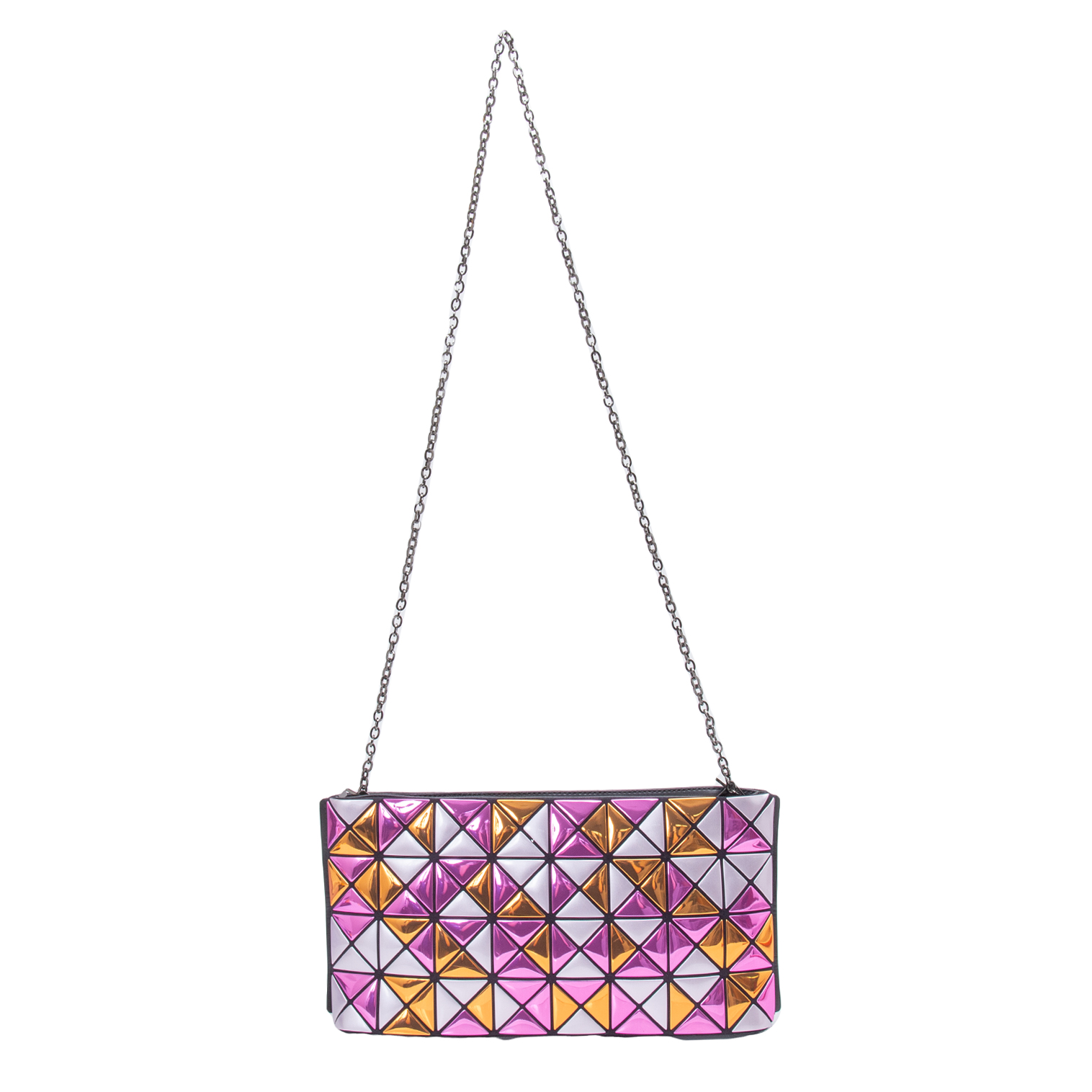 バオバオ イッセイミヤケ BAO BAO ISSEY MIYAKE マチ付きメタリック ...