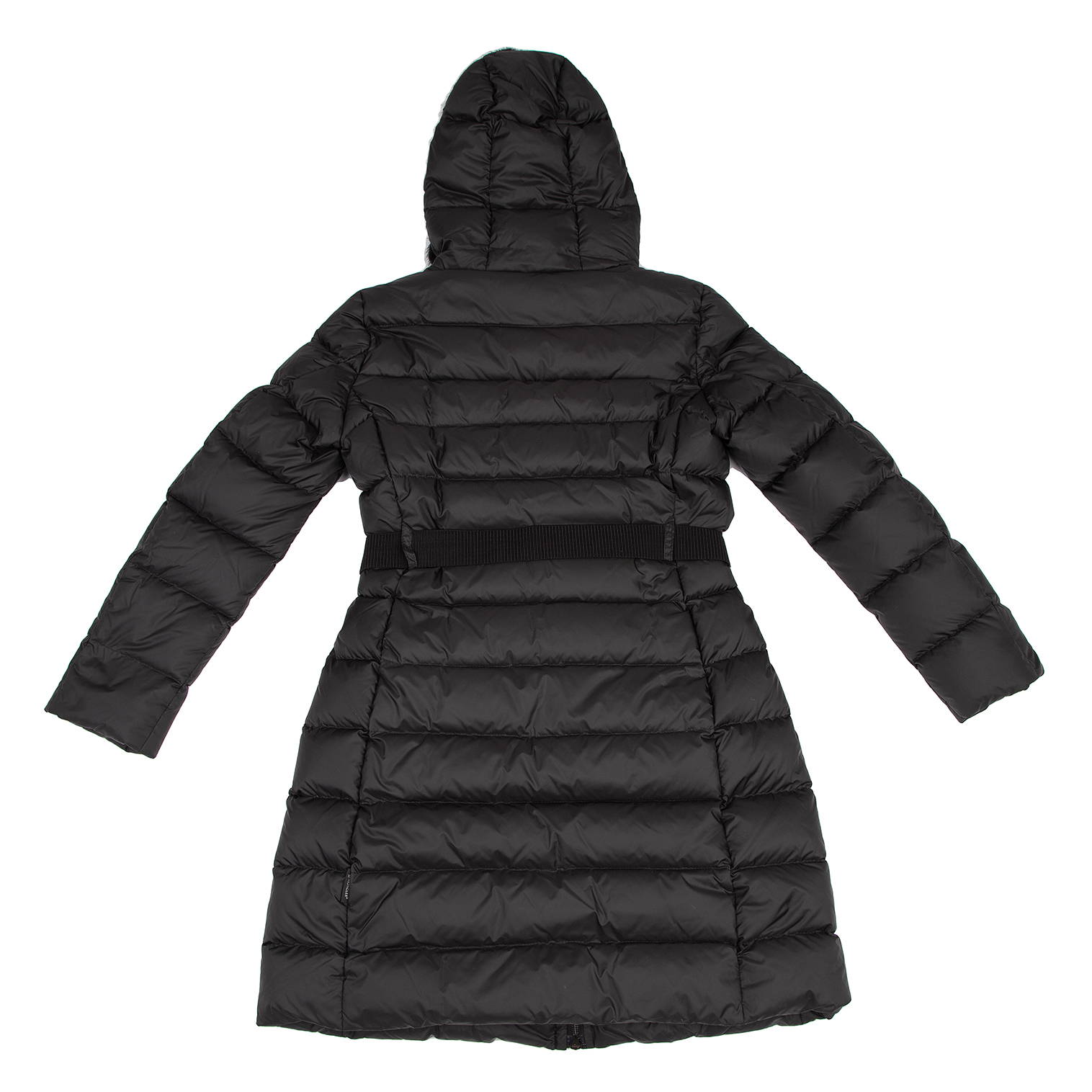 モンクレールMONCLER FABREFUR ファー付きベルトダウン ...