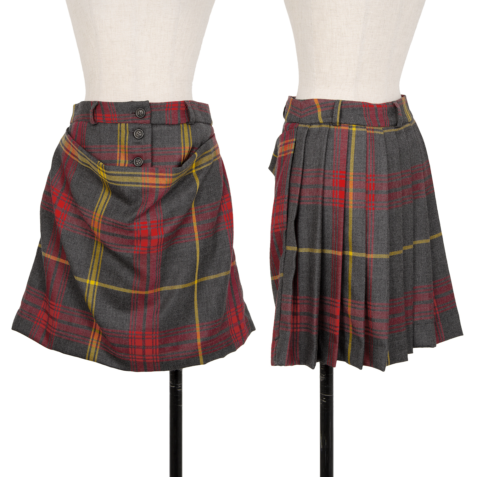 Vivienne Westwood アングロマニア チェック スカート - ひざ丈スカート