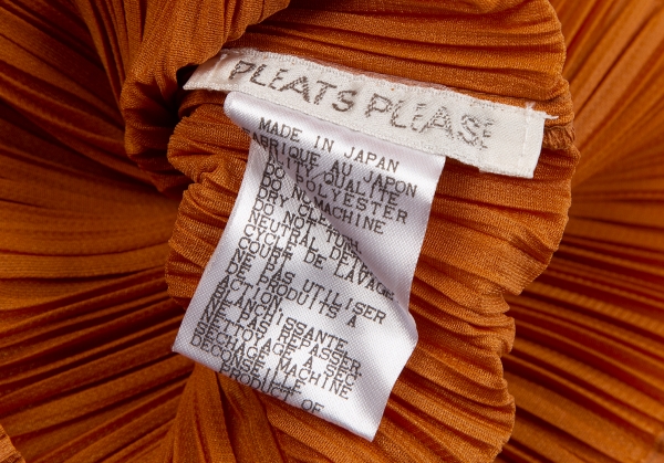 PLEATS PLEASE Pleats T Shirt Orange 4 | PLAYFUL