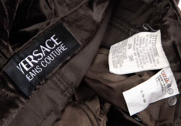 Versace Black Logo Print Cotton Elasticized Waist Jogger Pants XL Versace