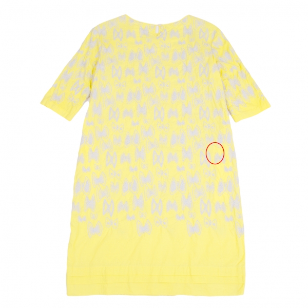 mina perhonen laundry skyflower Butterfly Embroidery Dress Yellow 38 |  PLAYFUL